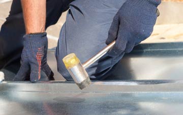 Jump metal flat roofing repairs